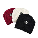 Winter Woolen Flower Hat