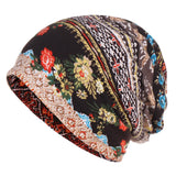 Floral Print Warm Hat